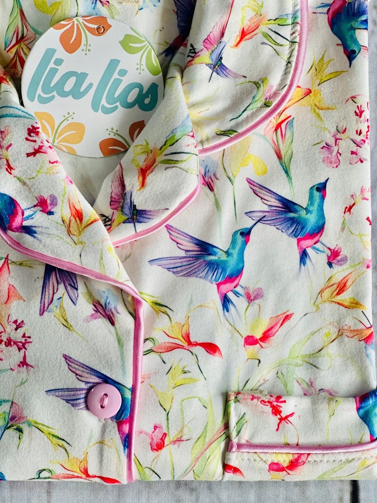 Pijama Larissa Colibri
