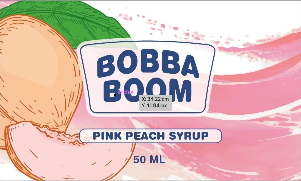 Syrup - Pink Peach 50ml