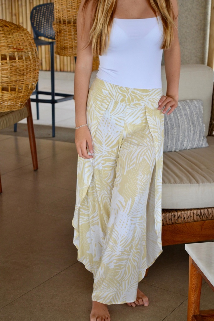 Palazzo Boho Amarillo Claro