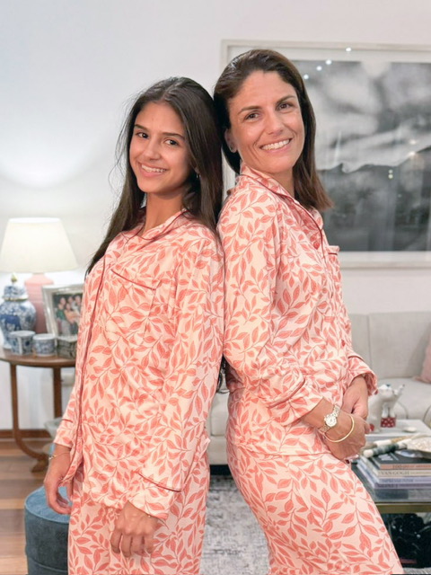 Pijama Larissa Coral