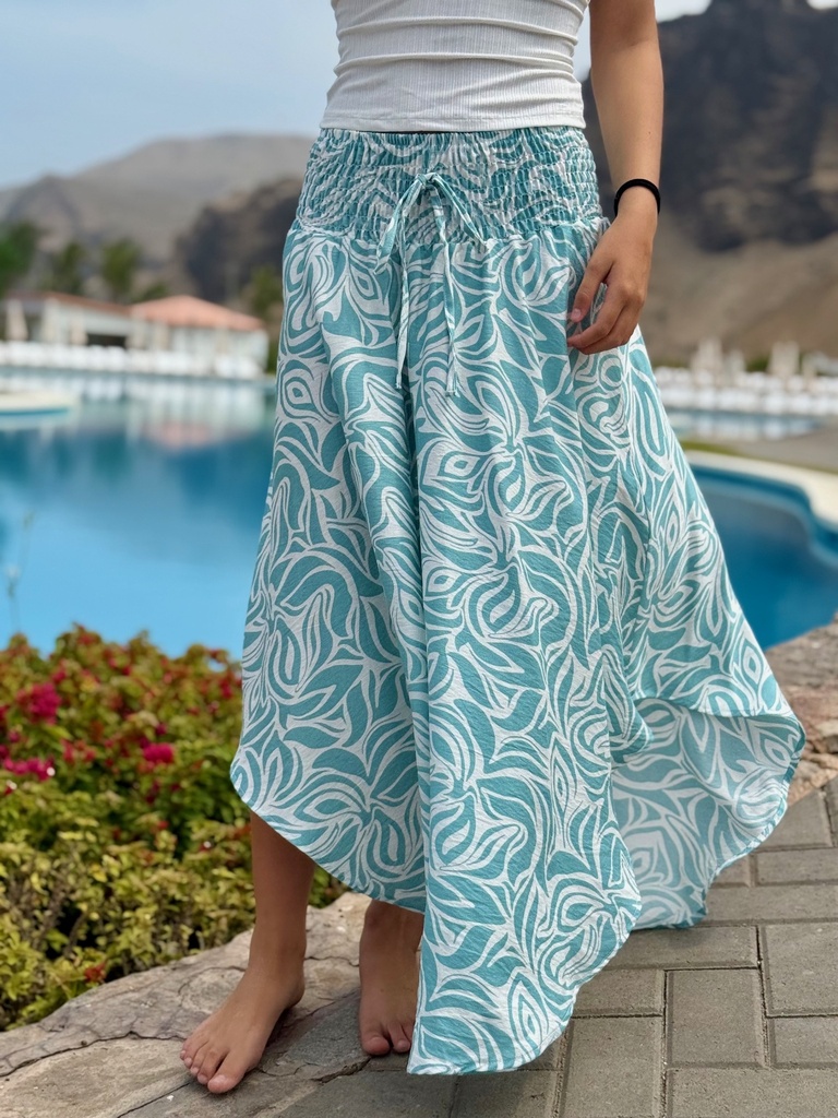 Falda Samira Aqua