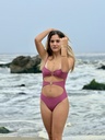 Ropa de Baño Cayetana Palo Rosa Textura
