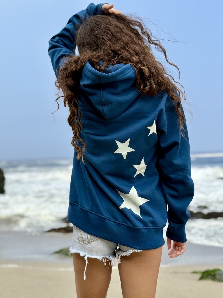 Hoodie Cobalto Estrellas