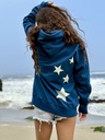 Hoodie Cobalto Estrellas