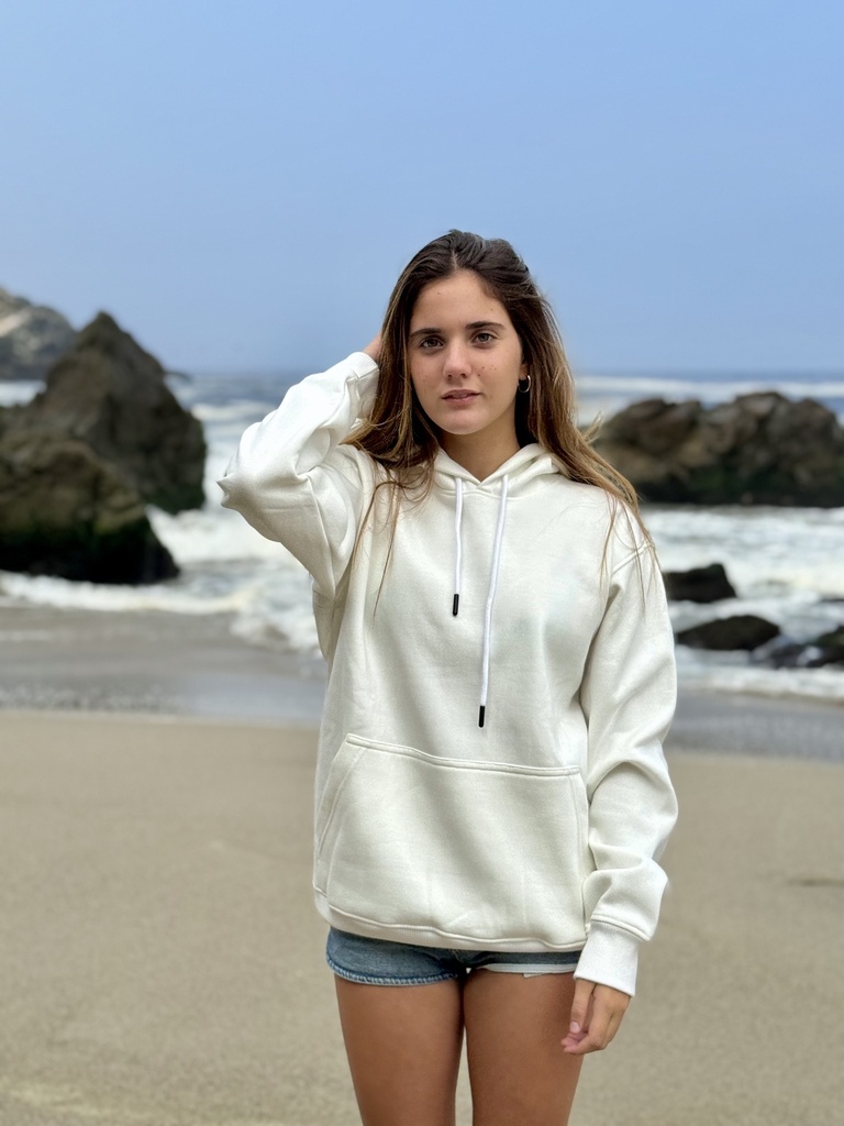 Hoodie Hueso Estrellas