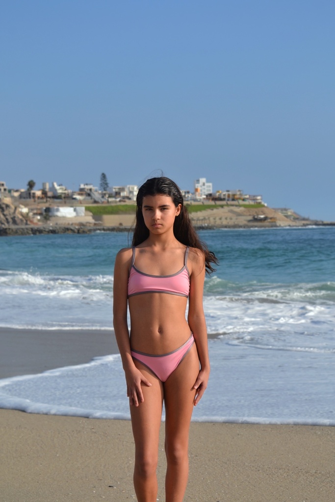 Bikini Costa Rica Rosado con Topo