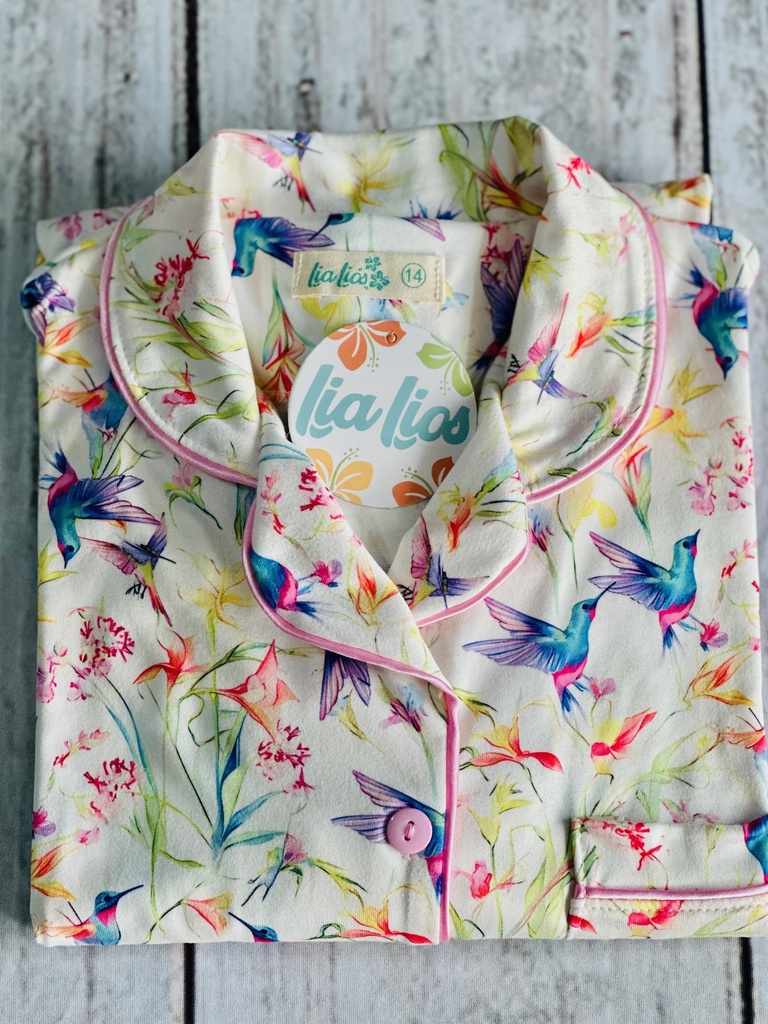 Pijama Larissa Colibri