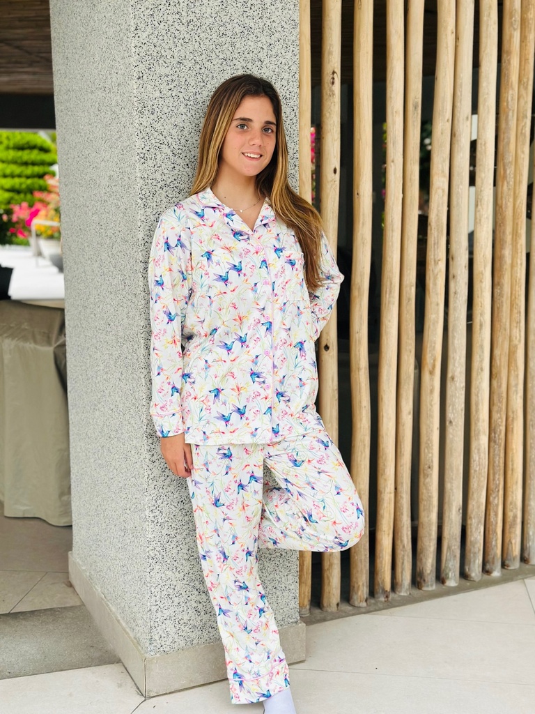 Pijama Larissa Colibri