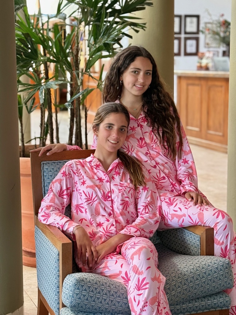 Pijama Larissa Wildlife Rosado
