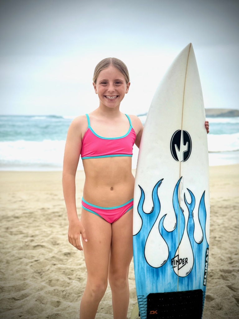 Bikini Costa Rica Chicle con Celeste