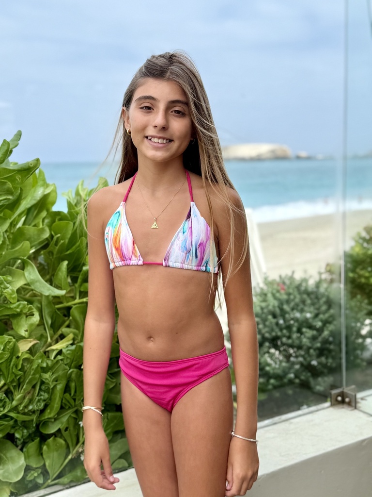 Bikini Martina Fucsia Tie Dye