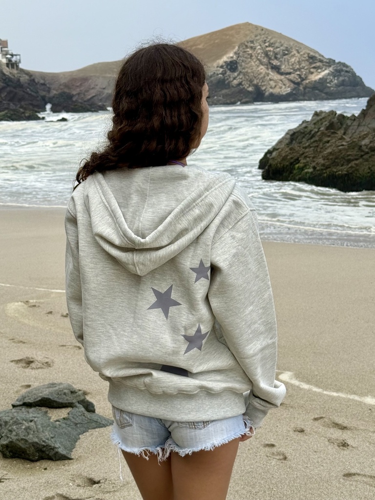 Hoodie / Casaca Melange Estrellas