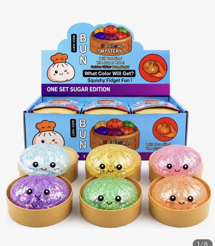 Dumpling Glitter Squishy