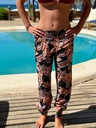 Pantalón Bombacho Plomo Hojas Tierra
