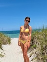 Bikini Alana Amarillo Patito Metálico