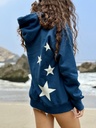 Hoodie Cobalto Estrellas